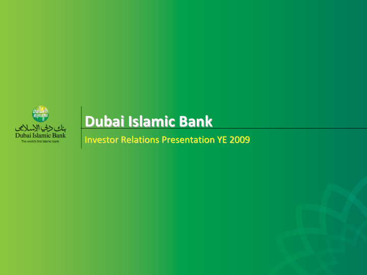 dubai islamic bank dubai islamic bank