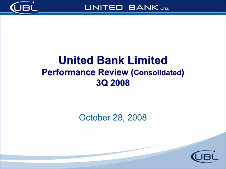united bank limited united bank limited