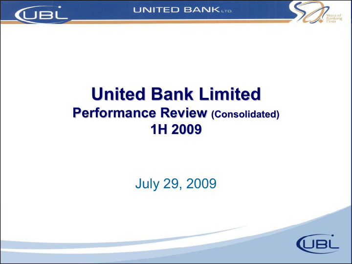 united bank limited united bank limited