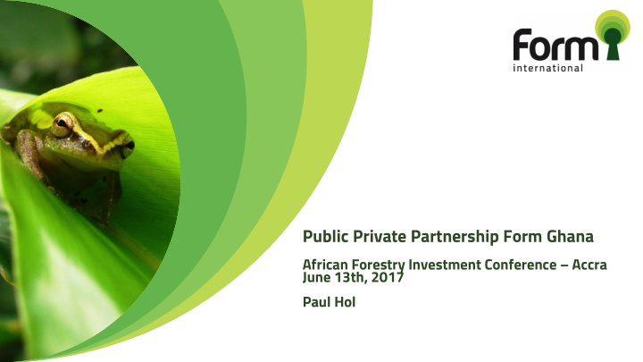 public private partnership form ghana