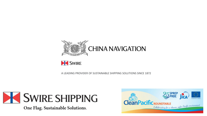 a leading provider of sustainable shipping solutions