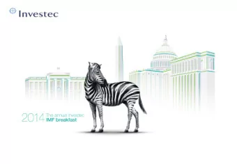 An overview of Investec  About Investec  Summary Established in 1974   We strive to be a