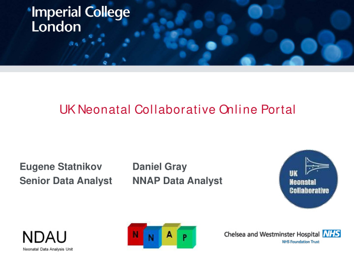 uk neonatal collaborative online portal