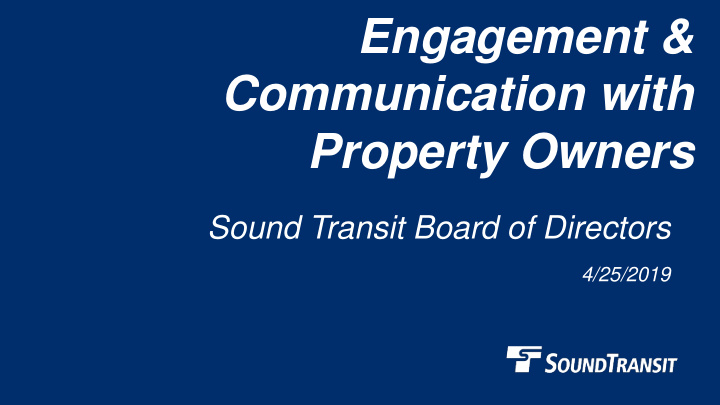 engagement communication with
