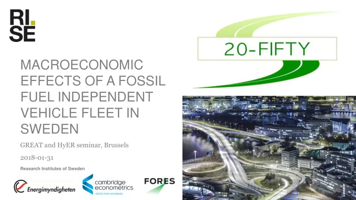 fuel independent