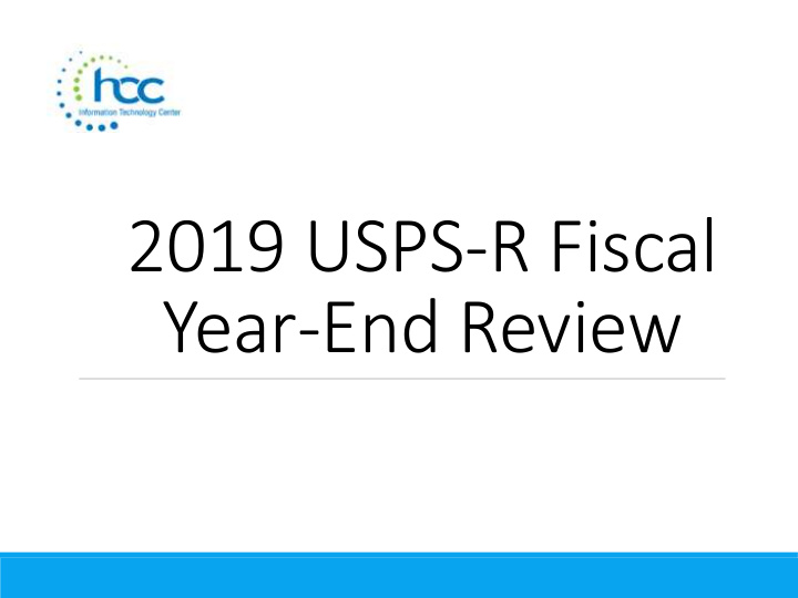 2019 usps r fiscal year end review 2019 fiscal year end