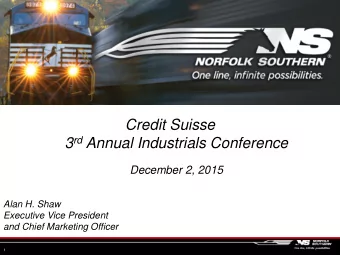 Alan H. Shaw  Executive Vice President and Chief Marketing Officer  1  Guiding Principles Committed