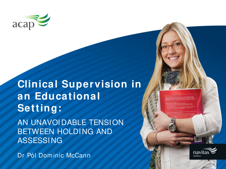 clinical supervision in an educational setting