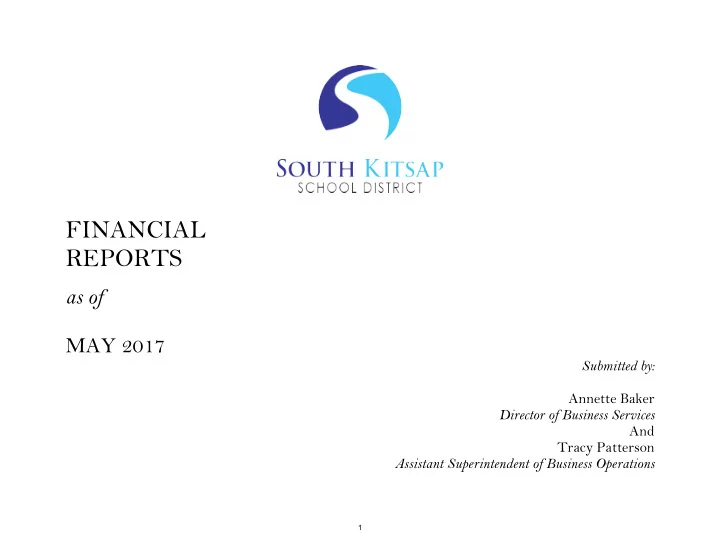financial reports