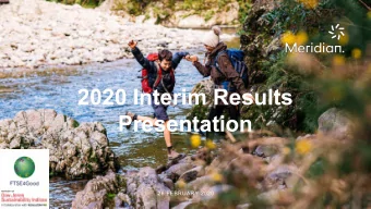 2020 Interim Results  Presentation  26 FEBRUARY 2020  Progress on strategy  26 FEBRUARY 2020  2020