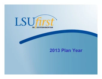 New in 2013 v Out of Pocket Maximums v Pharmacy Co-Pays v Drug Management Programs v