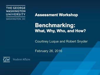 Courtney Luque and Robert Snyder  February 26, 2016  Welcome!   Introductions   Courtney