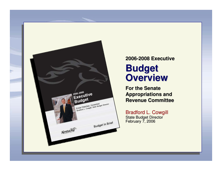 budget budget overview overview