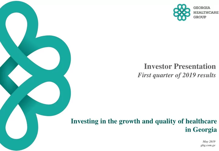investor presentation