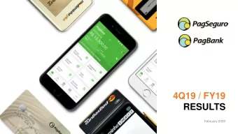 RESULTS  February 2020  DISCLAIMER  Non-GAAP Financial Measures This presentation, prepared by