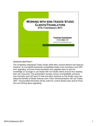 ATA Conference 2011  1  ATA Conference 2011  2  In case you wonder: I.I.A.B.D.F.I. = If it ain't