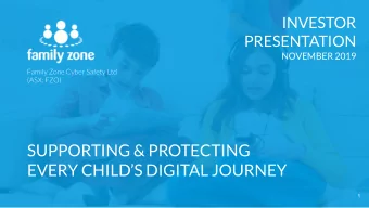 SUPPORTING &amp; PROTECTING  EVERY CHILDS DIGITAL JOURNEY  1  DISCLAIMER  Statements and