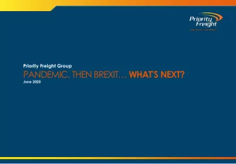 PANDEMIC, THEN BREXIT WHATS NEXT?  June 2020 ABOUT ME  Andrew Austin  Frequent public speaker