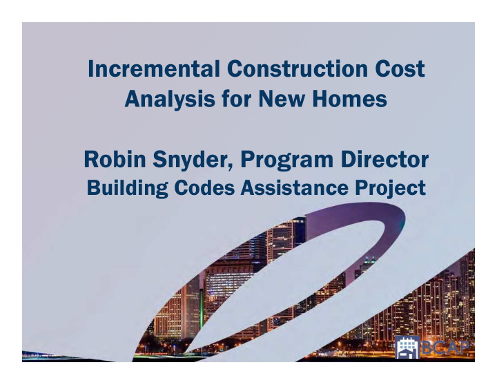 incremental construction cost incremental construction