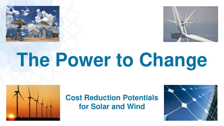 the power to change