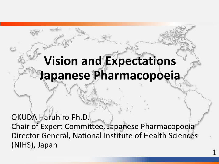 vision and expectations japanese pharmacopoeia