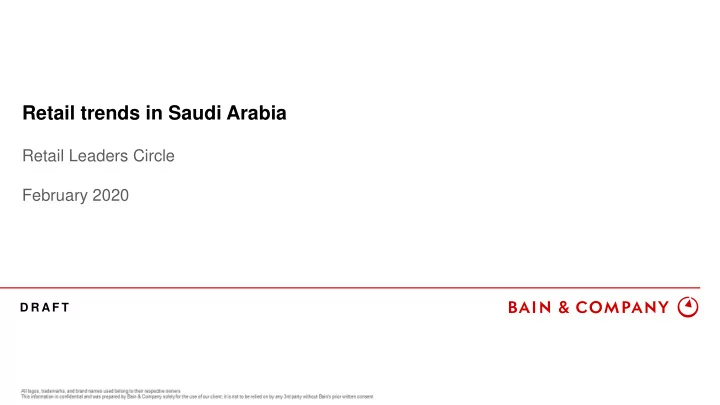 retail trends in saudi arabia