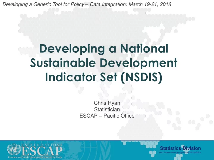 developing a national