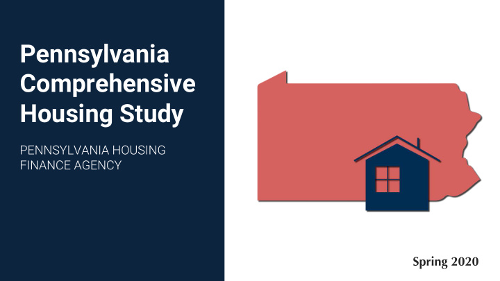 pennsylvania comprehensive housing study