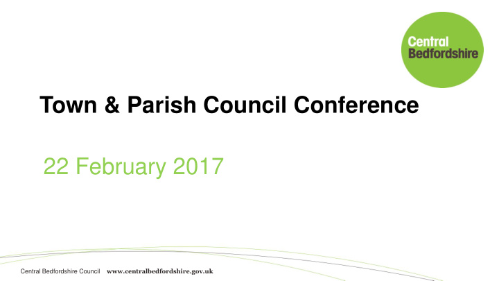 town parish council conference 22 february 2017