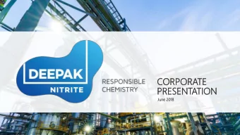 PRE  RESENT  SENTATION  TION  June 2018  Valu  lues:  es:  Innovativeness  Driving not just product