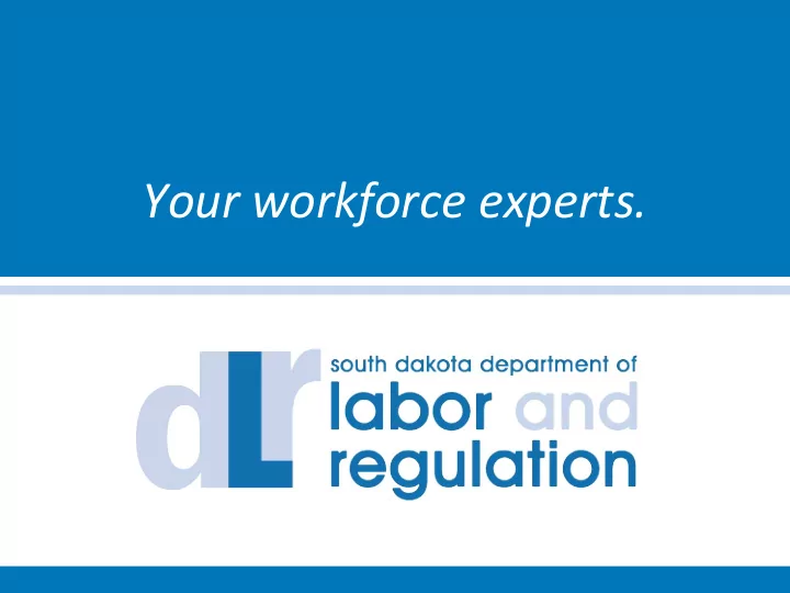 your workforce experts disability employment initiative