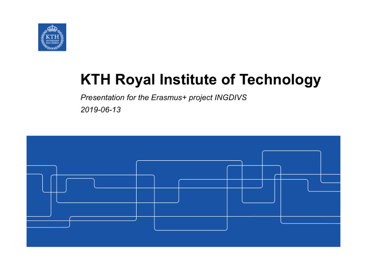 kth royal institute of technology