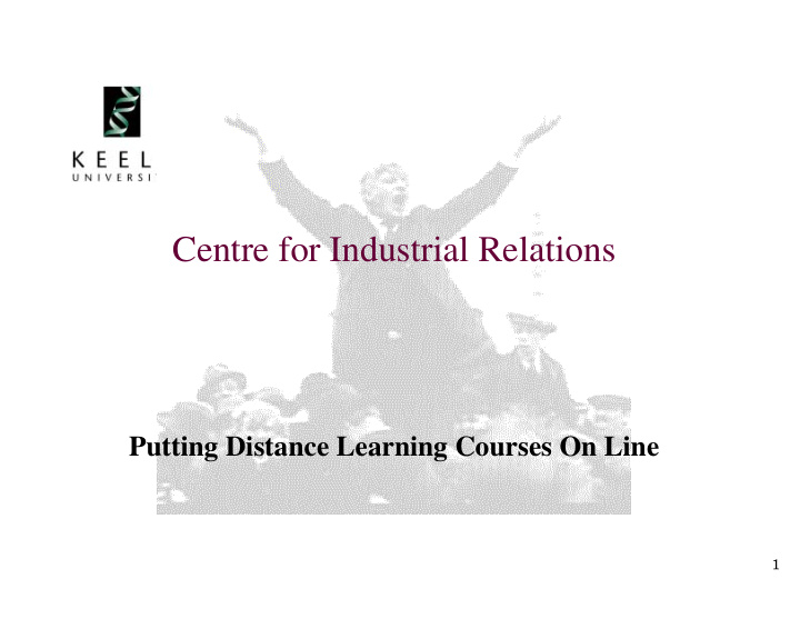 centre for industrial relations