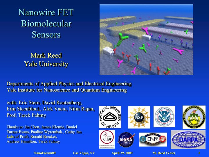nanowire fet nanowire fet nanowire fet biomolecular