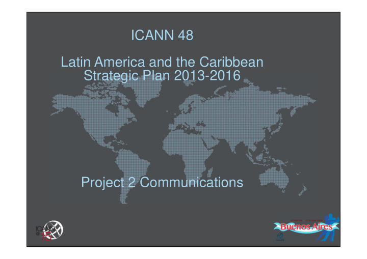 icann 48 latin america and the caribbean strategic plan