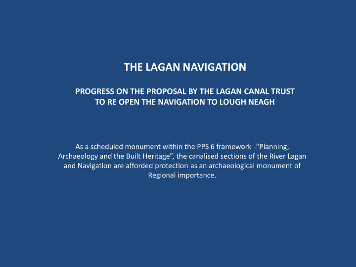 the lagan navigation