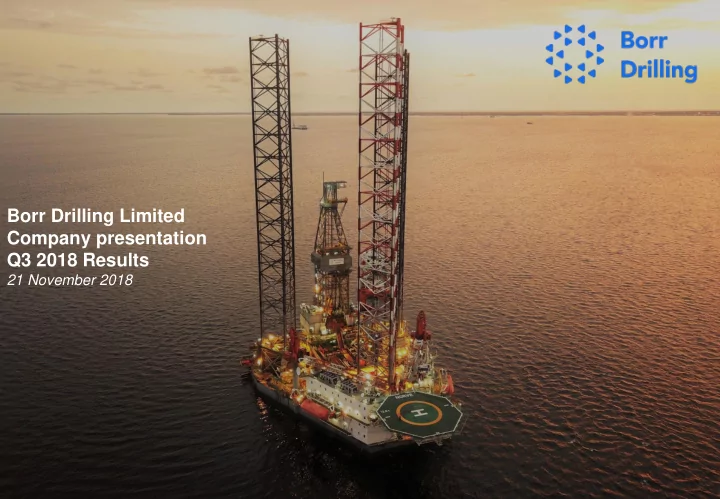 q3 2018 results