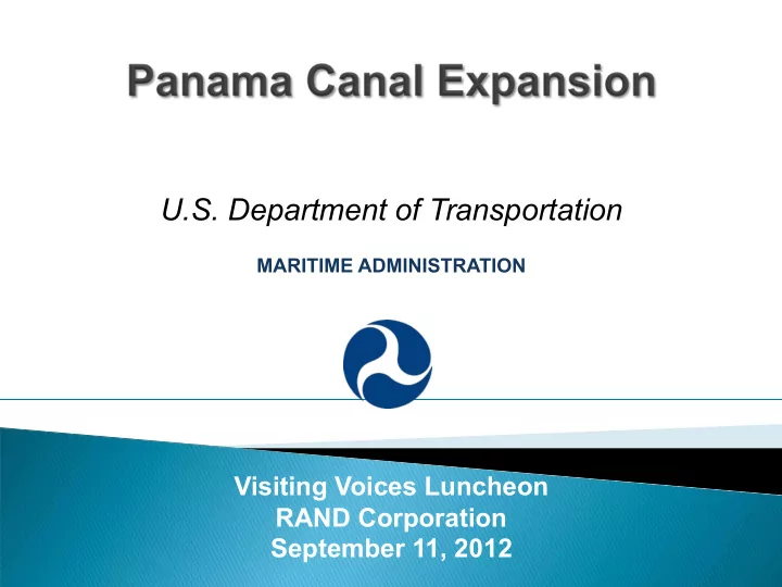 u s department of transportation