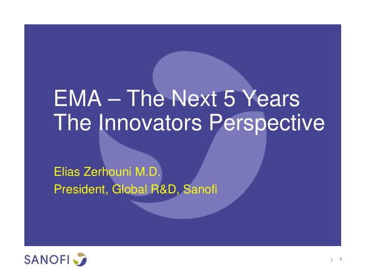 ema the next 5 years the innovators perspective