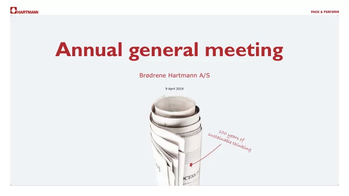 annual general meeting