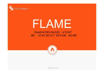 FLAME  2014/11/1  Background  Complex Systems or Networks  Background  Design  Experiment