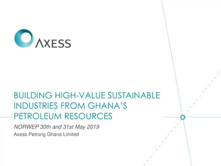 industries from ghana s