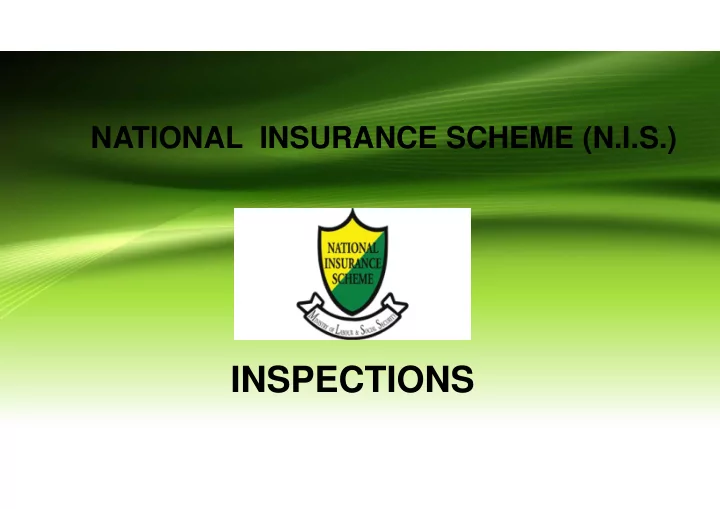 inspections
