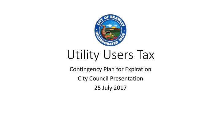 utility users tax