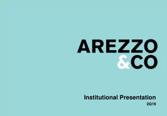 Institutional Presentation  2Q19  1  Disclaimer Statements regarding the Companys future