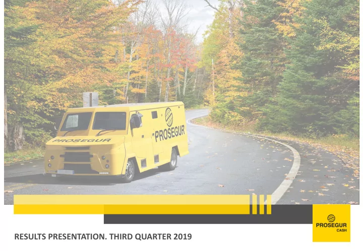 results presentation third quarter 2019 cash in the media