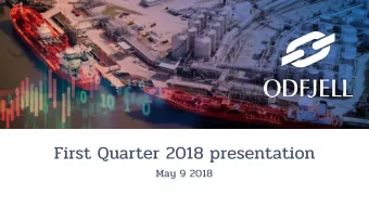 First Quarter 2018 presentation  May 9 2018  Agenda  Highlights    Financials