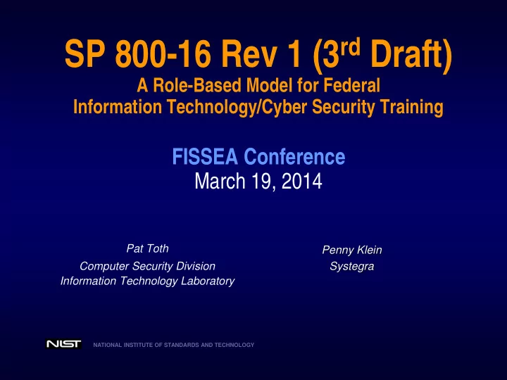 sp 800 16 rev 1 3 rd draft