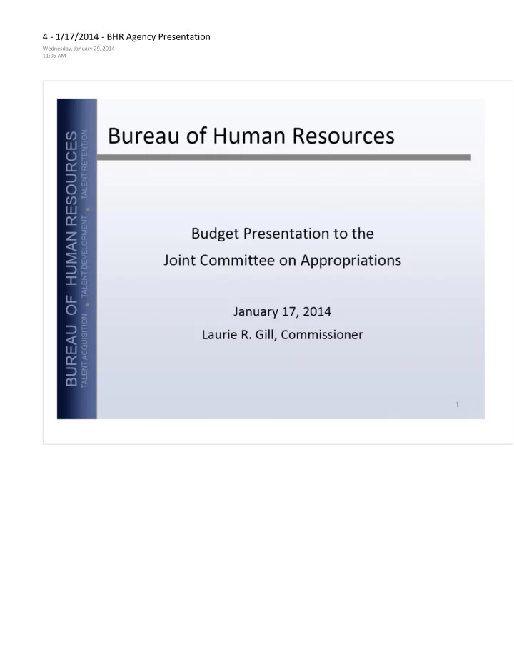 presentation overview