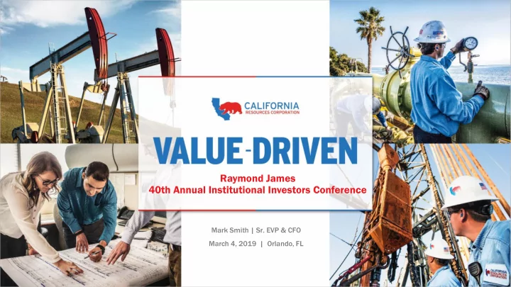 raymond james 40th annual institutional investors